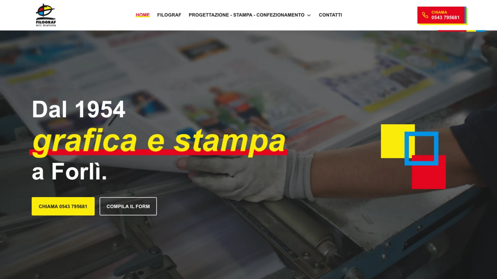 Anteprima del sito Filograf Arti Grafiche