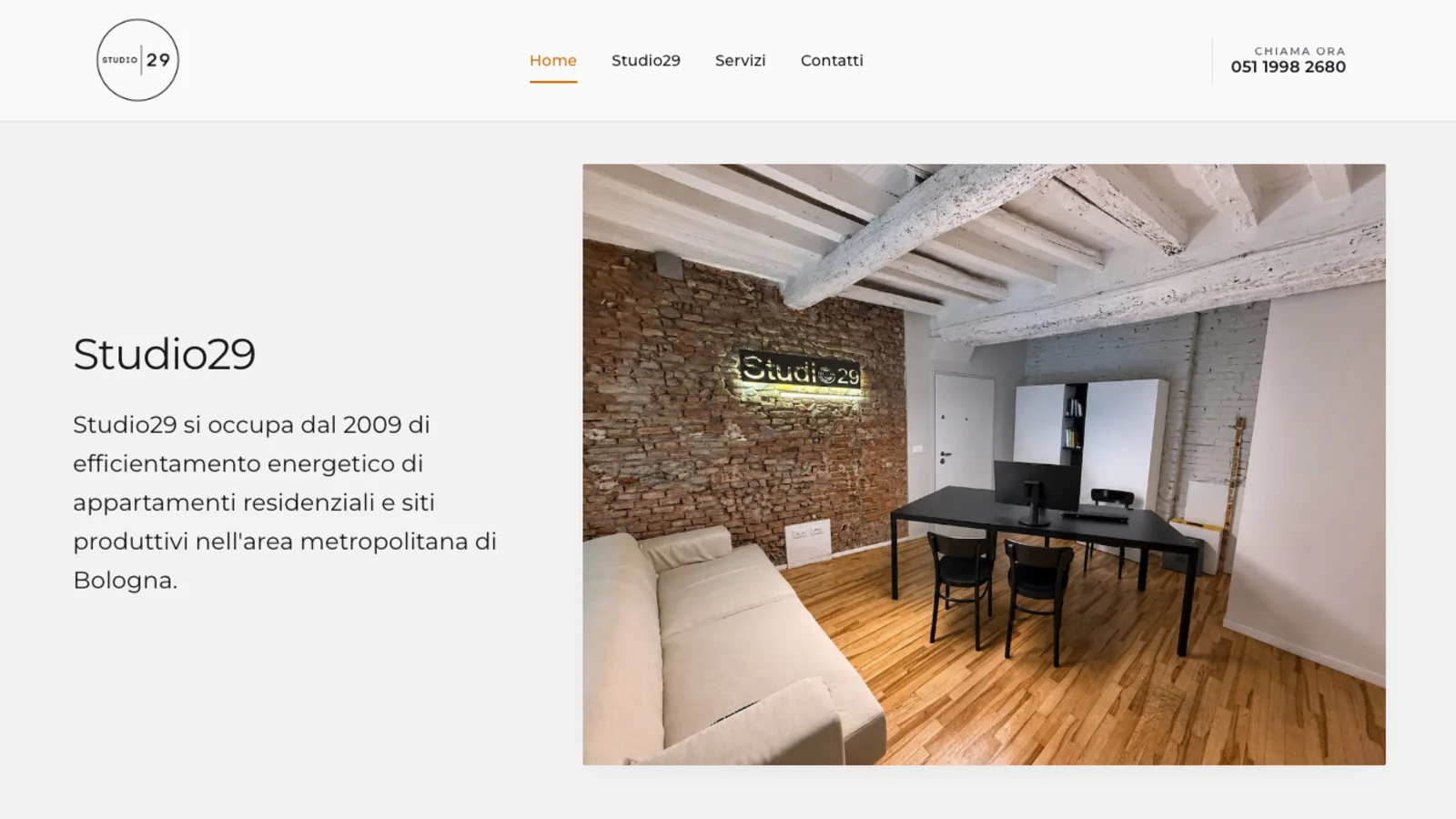 Anteprima del sito Studio29